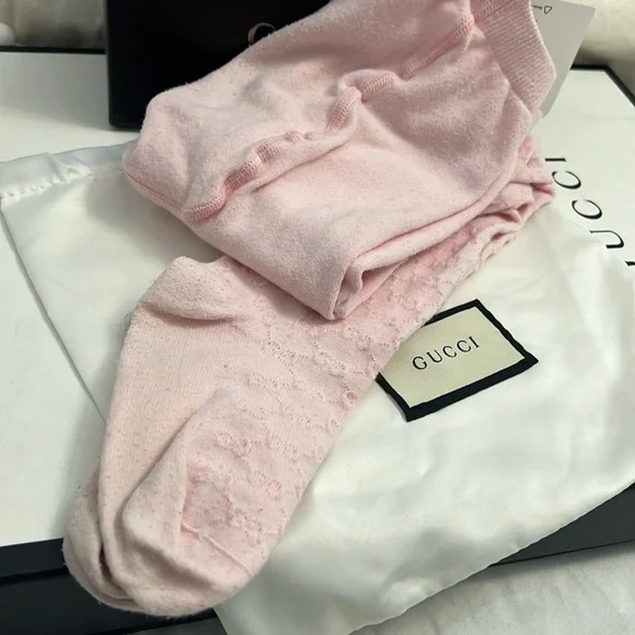 Authenticated Gucci GG logo tights - Picture 5 of 9